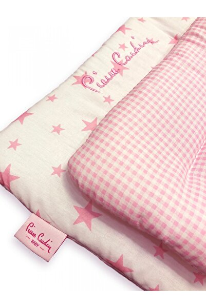 Pierre Cardin Luxury Embroidered Bottom Opening Cushion - Pink