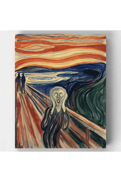 RivArte Sayılarla Boyama Seti The Scream - Çığlık 40x50cm Sanat Eserleri