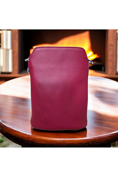 valentina victoria Valvic Genuine Leather Soft 3 Compartment Phone Holder Bag