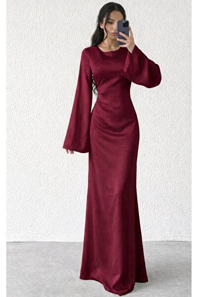 PERADO Βραδινό φόρεμα με φερμουάρ και κορδόνια στην πλάτη