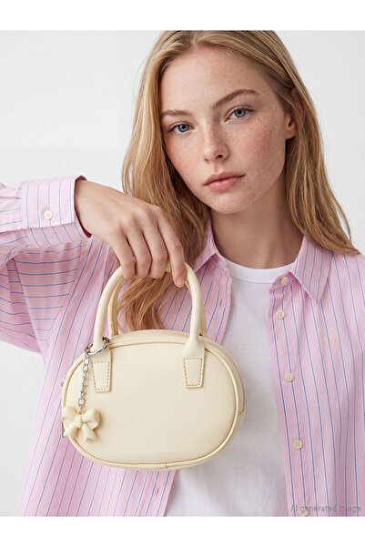 LC Waikiki LCW ACCESSORIES Γυναικεία τσάντα ώμου με δερμάτινη όψη και λεπτομέ...