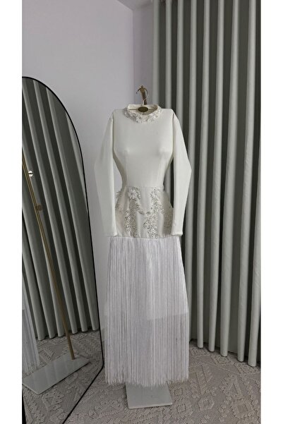 Kendallksa White Evening Dress Luxury Combines Softness
