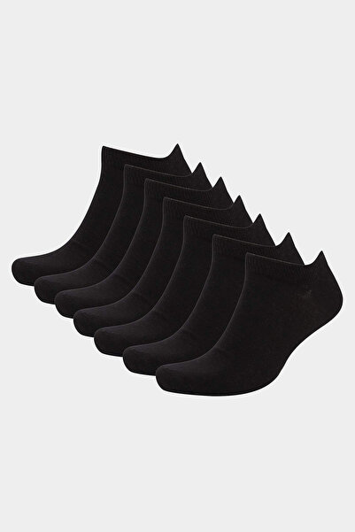 DeFacto F2151AXBK26 Μαύρες ανδρικές κάλτσες βαμβακερές 7 τεμαχίων
