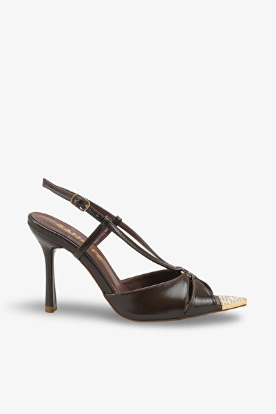 Cananın Pabuçları Si̇lva Stone-Embellished Women's Shoes with Heels