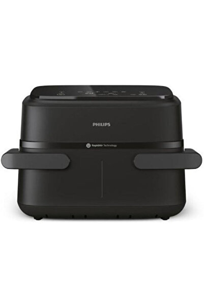 Philips Air Fryer με Διπλό Αποσπώμενο Κάδο 7.1lt Μαύρο NA154/00