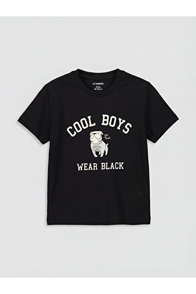 LC Waikiki Crew Neck Printed Boy's T-Shirt
