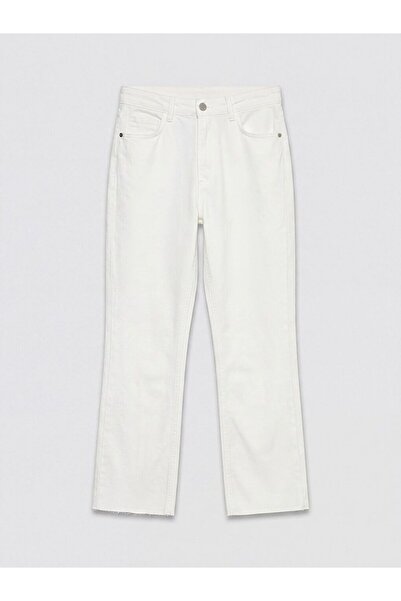 LC Waikiki Γυναικείο τζιν παντελόνι Crop Flare