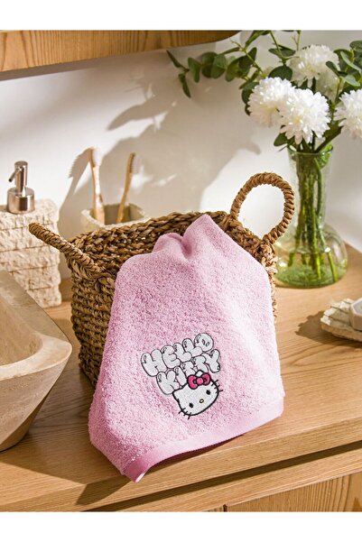 LC Waikiki Hello Kitty Κεντημένη Βαμβακερή Πετσέτα Προσώπου 50x80 εκ.