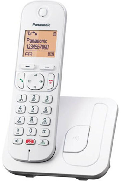 PANASONIC KX-TGC250 Ασύρματο Τηλέφωνο με Ελληνικό Μενού Λευκό