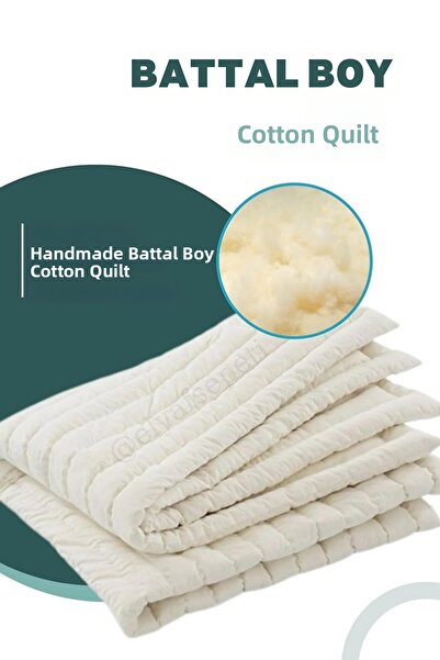 Elyaf Sepeti Διπλό μάλλινο πάπλωμα από 100% μαλλί ραμμένο στο χέρι 100% φυσικ...