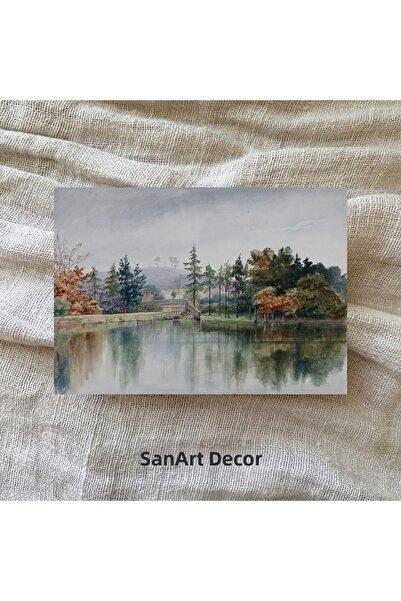 Sanart Vintage αφίσα, Αφίσα τοπίου, Καλλιτεχνική εκτύπωση, Αφίσα τοίχου, Ρετρ...