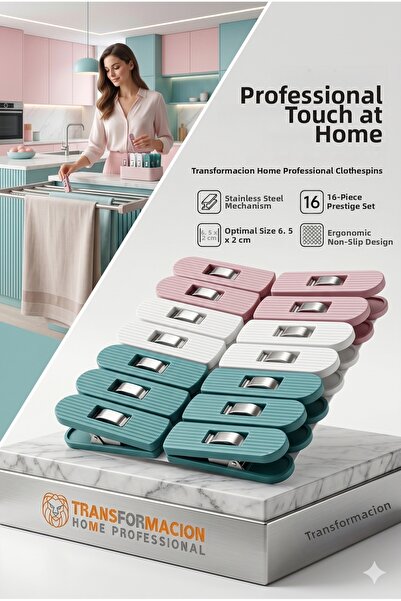 Transformacion Επαγγελματικός Κρεμάστρας Ρούχων |   Σετ 16 τεμαχίων με μηχανι...