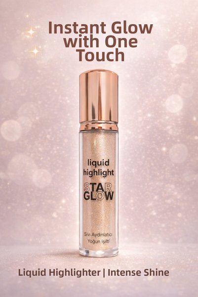 Sudedi Home Liquid Highlighter Illuminator Radiant Shine Bright Glow Gold Pink Peach Champagne