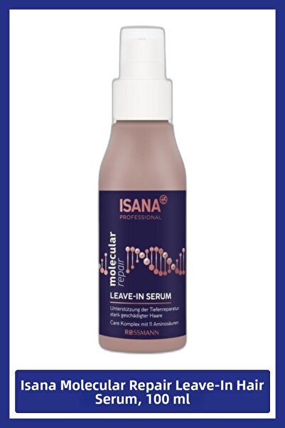 Isana Professional سيروم إصلاح الشعر الجزيئي غير القابل للغسل، 100 مل