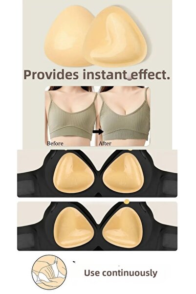 Malinka Double-Sided Silicone Adhesive Wedding Dress Evening Dress Swimsuit 2 Size Breast Lifter Push up Bra Support Pad