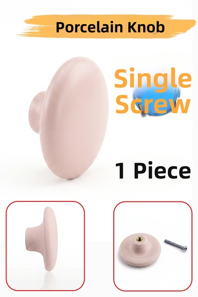 Badem10 (1 τεμάχιο) Πορσελάνινη στρογγυλή πούδρα σε ροζ χρώμα Έπιπλα κουζίνας...