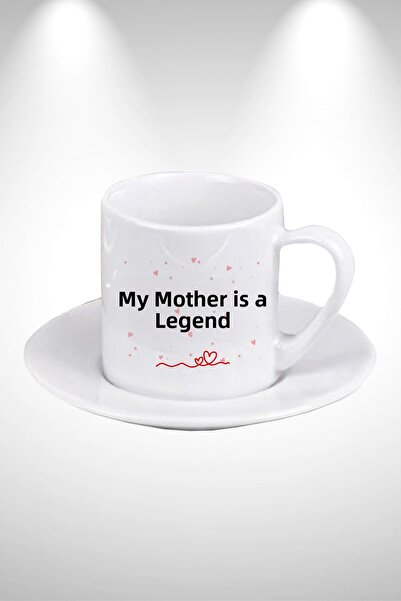 qoeuyl boutique My Mother Is a Legend Printed Special Mother's Day Gift White...