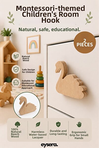 eysera Children's Room Furniture Handle, Drawer Handle, 2 Pieces