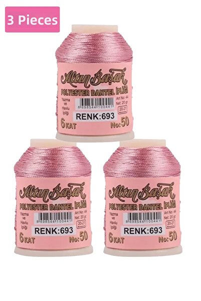 Generic Brand 3 Pieces of Gold Spike Needle and Lace Thread 20 Gr - Royaleks ...