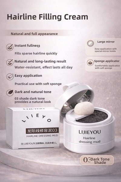 Pastelya Hairline Filler Cream 03 Tone - White Box 03 -