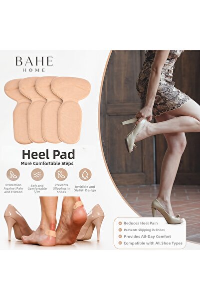 bahe home Heel Protector Pad 1 Pair Shoe Anti-Knock Silicone Cushion Anti-Pain Comfort