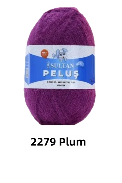 hobi dünyası evim Sultan Plush Yarn – Super Soft, Full-Color Knitting Yarn (C...