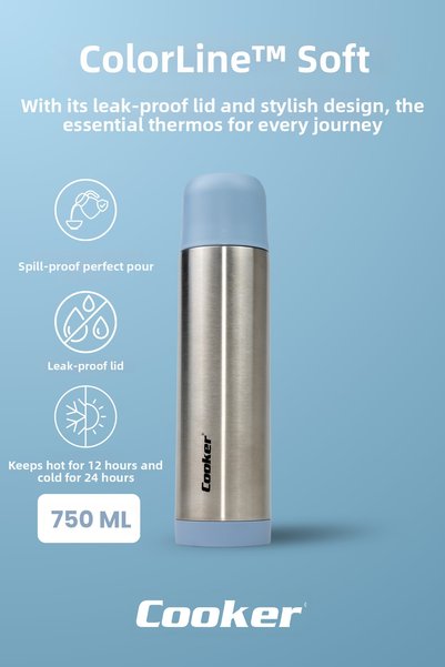 Cooker Colorline Soft 750 ml Stainless Steel Thermos Ckr2002