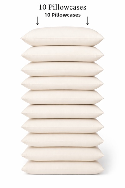 Cottonest 10 Μαξιλαροθήκες Εκρού | εσωτερική επένδυση μαξιλαριού |   μαξιλαρο...