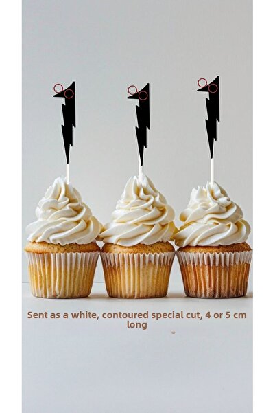 Sinek Kupası Tasarım Harry Potter 1 Year Old Themed Concept Toothpick Cupcake...