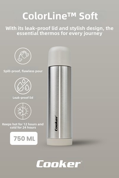 Cooker Colorline Soft 750 ml Stainless Steel Thermos Ckr2002