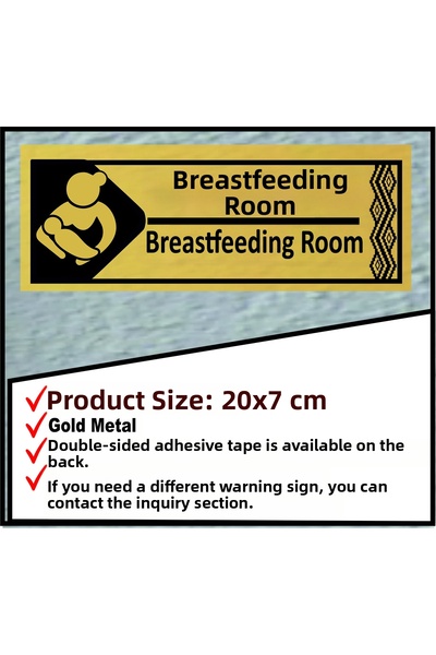 sıradışıhediyem Breastfeeding Room Warning Sign