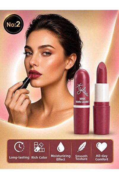 KYLA Highly Pigmented Matte Lipstick with a Velvety Texture, 1 Piece