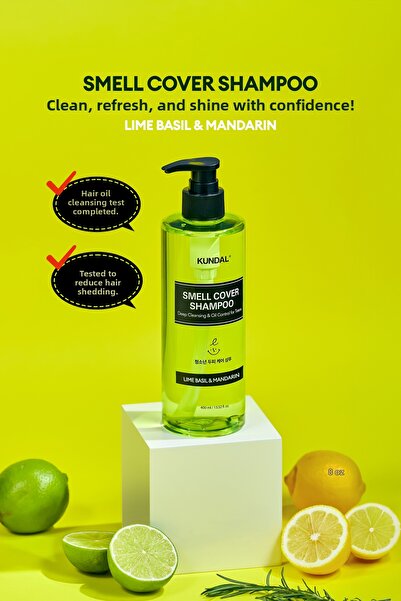 Kundal شامبو العناية المتوازنة للدهون للمراهقين 400 مل كوندال ليمون باسيل وما...