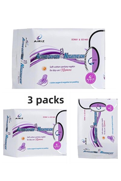 TİENS AİRİZ HİJYENİK PED Airiz Hygienic Women's Pad 3 Pack of 10 Day