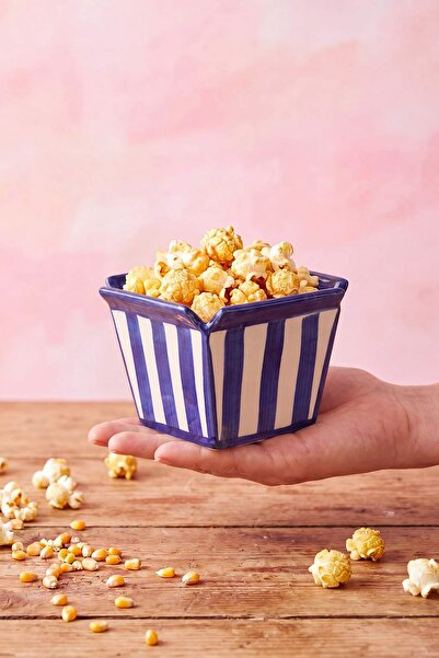 TRENDYOLMİLLA HOME Μπλε-Λευκό Μπολ σε Σχήμα Τσιπς 250 ml 7 εκ. x 8 εκ. TPHAW2...