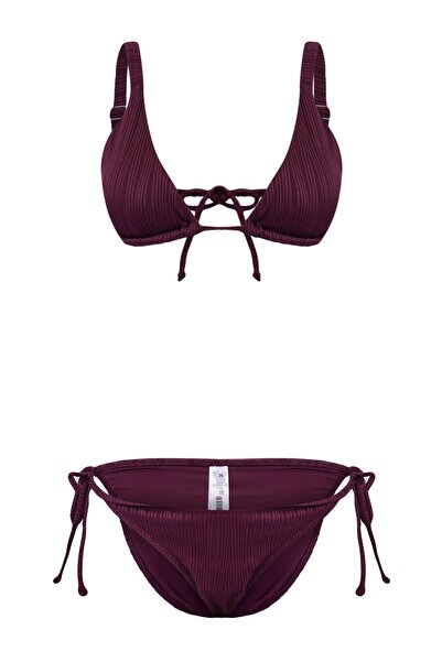 Trendyol Kollektion Mürdüm*004 Bikini-Set