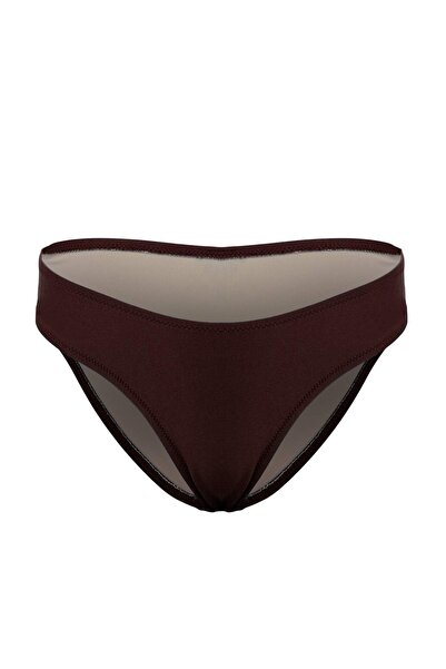 Συλλογή Trendyol Καφέ Σλιπ Μπικίνι Κανονικής Μέσης Βασικού Σχεδιασμού TBESS26...