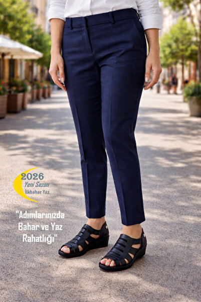 Mammamia D26ys-2855 Γυναικεία σόλα με επένδυση Γνήσιο Δέρμα για άνεση Σανδάλια