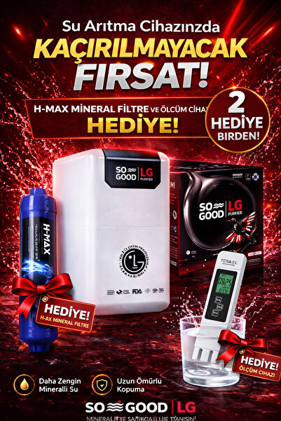 LG Sogood su arıtma cihazı 8lt (pompasız)
