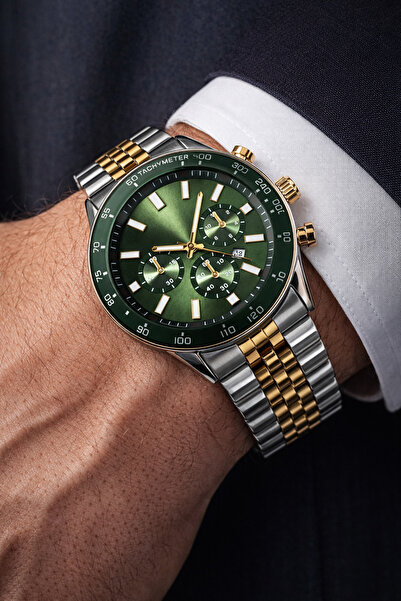 S.POLO Men's Wristwatch - Steel Cord, Waterproof and Bracelet Gift