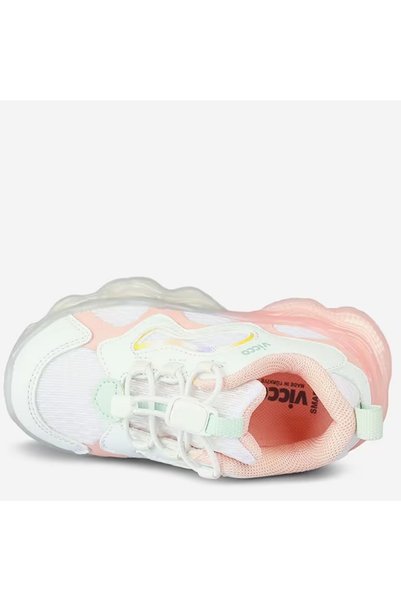 Vicco Sunday Akıllı Bağcıklı Işıklı Ortopedik Çocuk Spor Ayakkabı PUDRA
