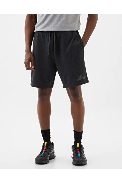 GAP V-Frch Ft Herıtage Logo Short Havlu Kumaş Şort Erkek Şort FÜME