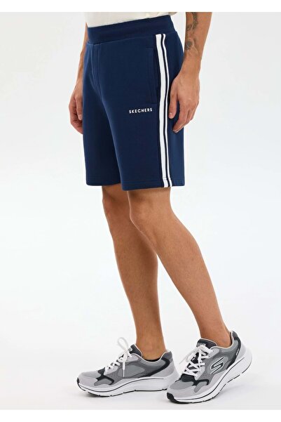SKECHERS S2610092 M Fleece Sweat Short Erkek Şort LACİVERT