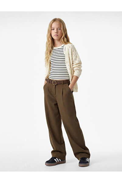 Koton Άνετη ζακέτα πλεκτή με διάτρητο σχέδιο, μακρυμάνικη και με λαιμόκοψη V