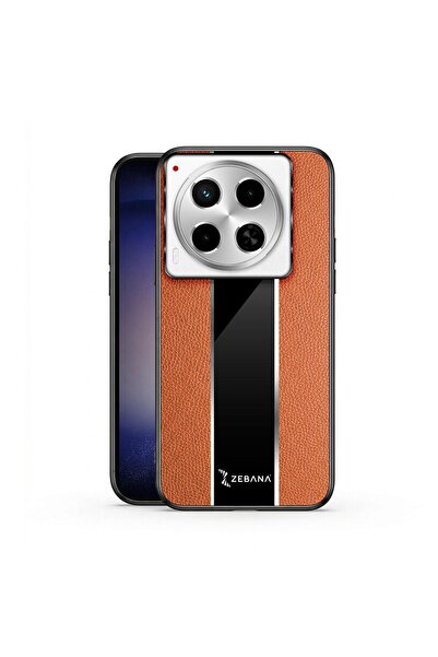 Zebana TECNO Camon 30 Uyumlu Kılıf Premium Deri Kılıf Kahverengi