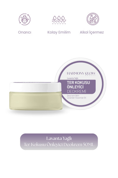 Harmony Glow Beauty Lavanta Yağlı Ter Kokusu Önleyici Deokrem