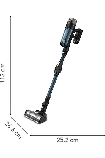 TEFAL X-Force Flex 13.60 Allergy Aqua Aerospin Şarjlı Dikey Süpürge