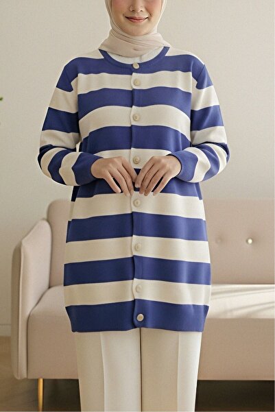 Modamorfo Ringelli Μεταλλικά κουμπιά από ατσάλινο πλέγμα Casual Ζακέτα -saks