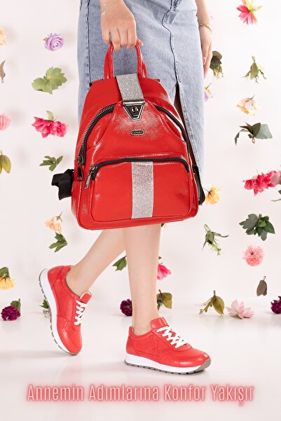 Gondol Γυναικείο καθημερινό σακίδιο πλάτης με λεπτομέρεια από πέτρα - Ald.1250