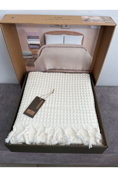 Capital Home Cream Colored Double Summer Pique - 100% Cotton